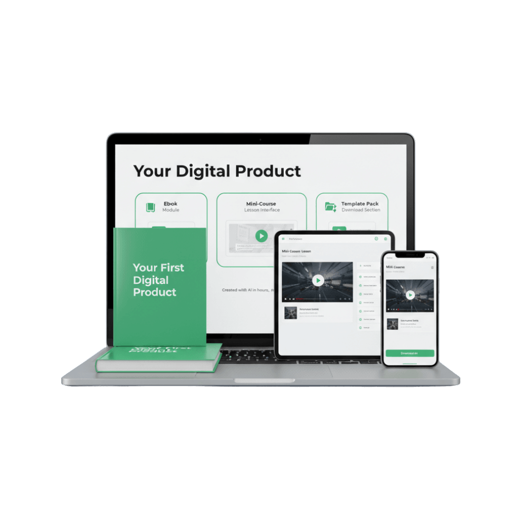 Your Digital Product — ebook, mini-course, and template pack